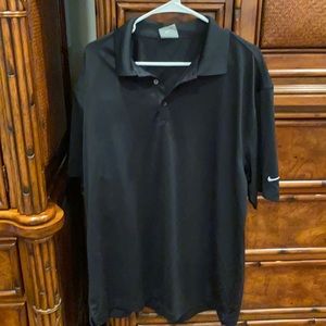 Nike DRI-FIT Golf Polo Shirt Black Xlarge